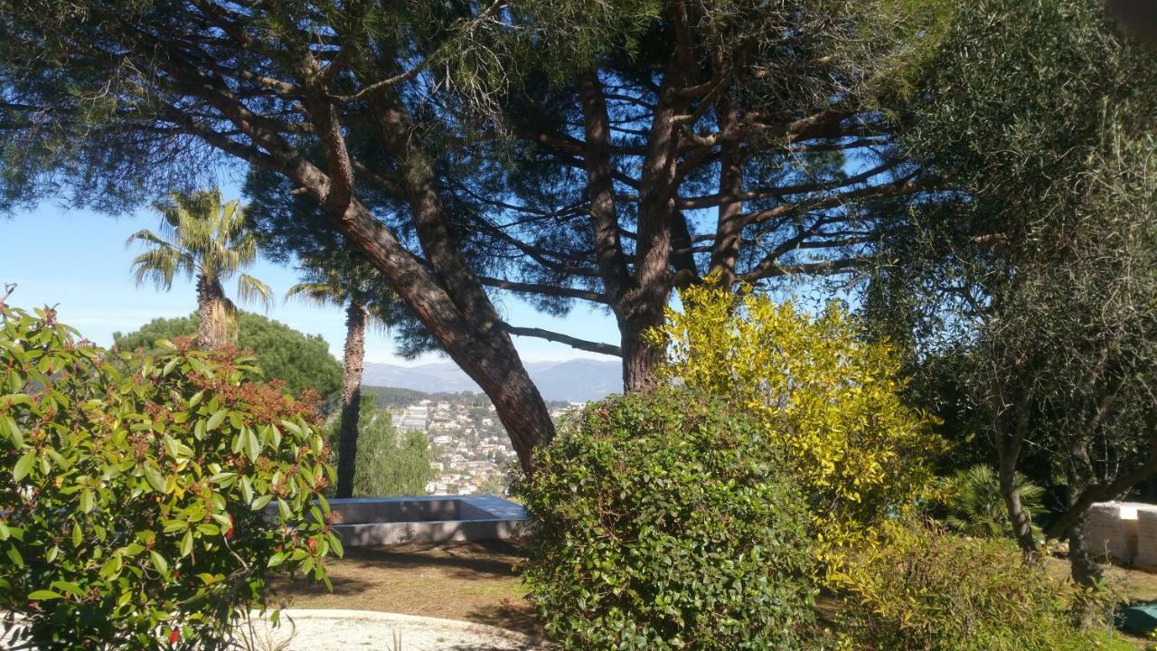 Haus Mit Garten Ueber Der Bucht Von Cannes 瓦洛里 外观 照片